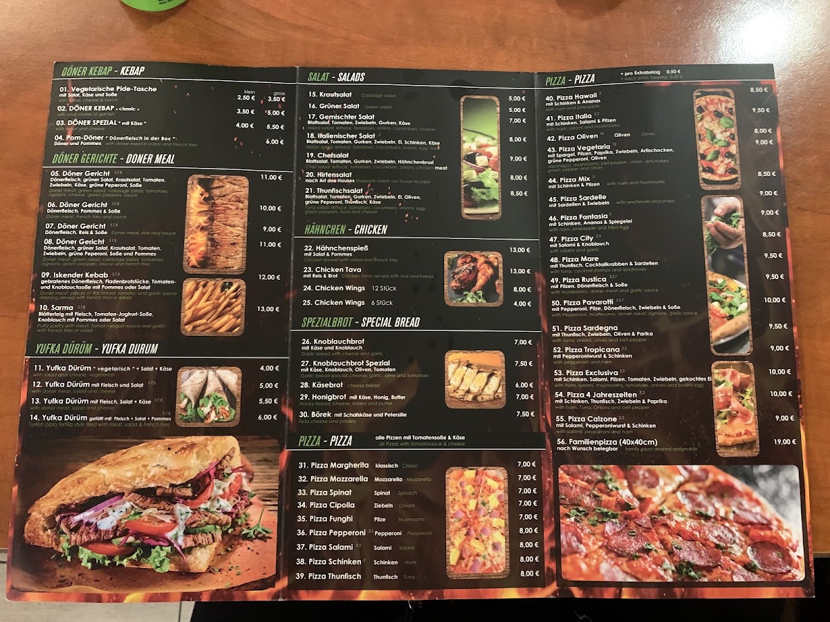 Citygrill Speicher Photo Menu 2