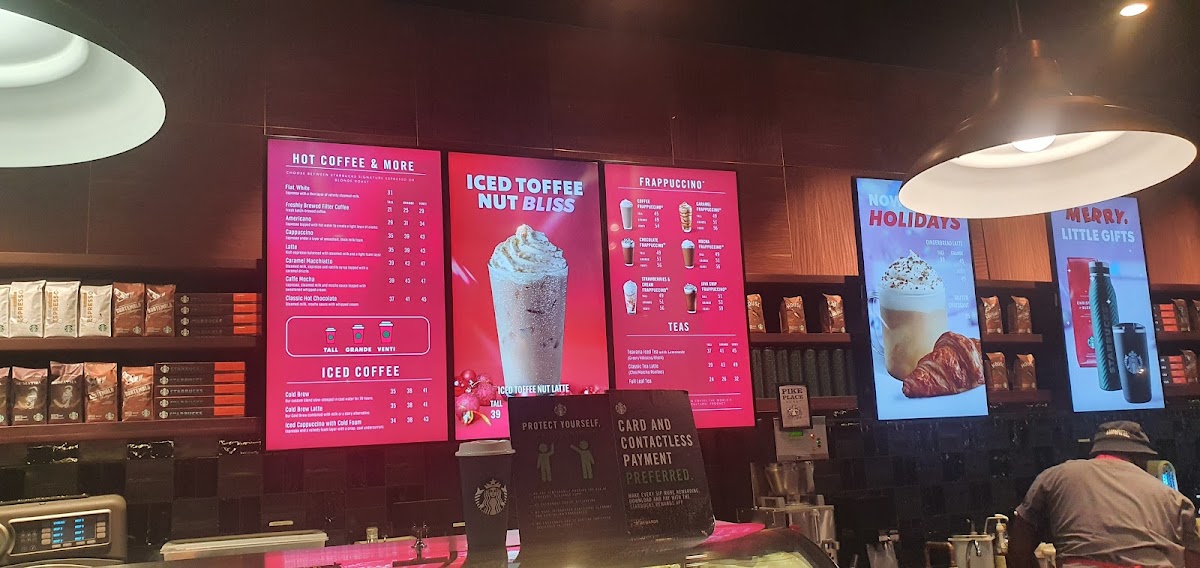 Starbucks Menlyn Park Photo Menu 2