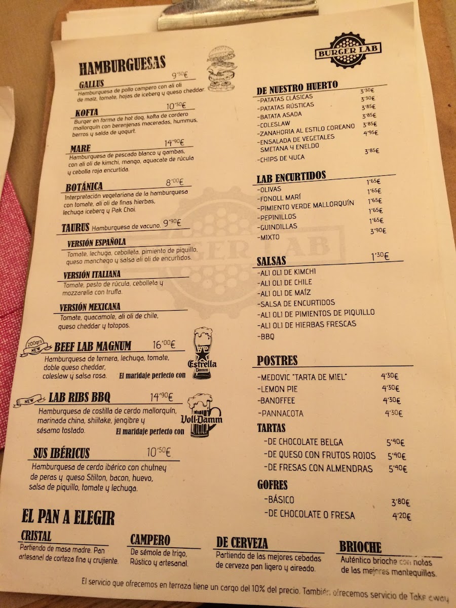 Burger Lab Photo Menu 4