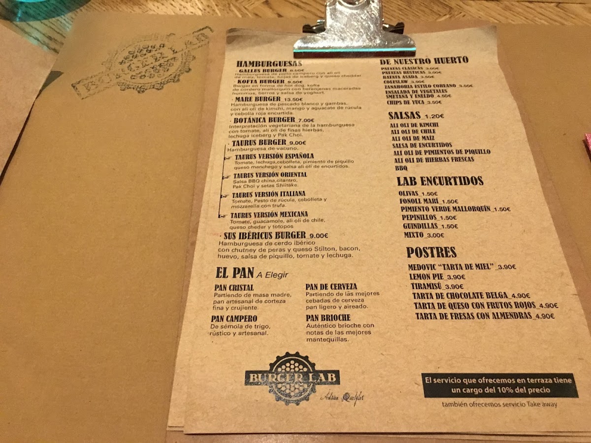 Burger Lab Photo Menu 5