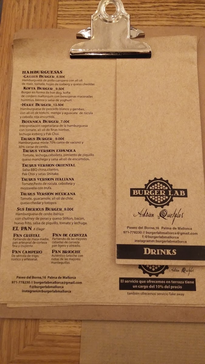 Burger Lab Photo Menu 7