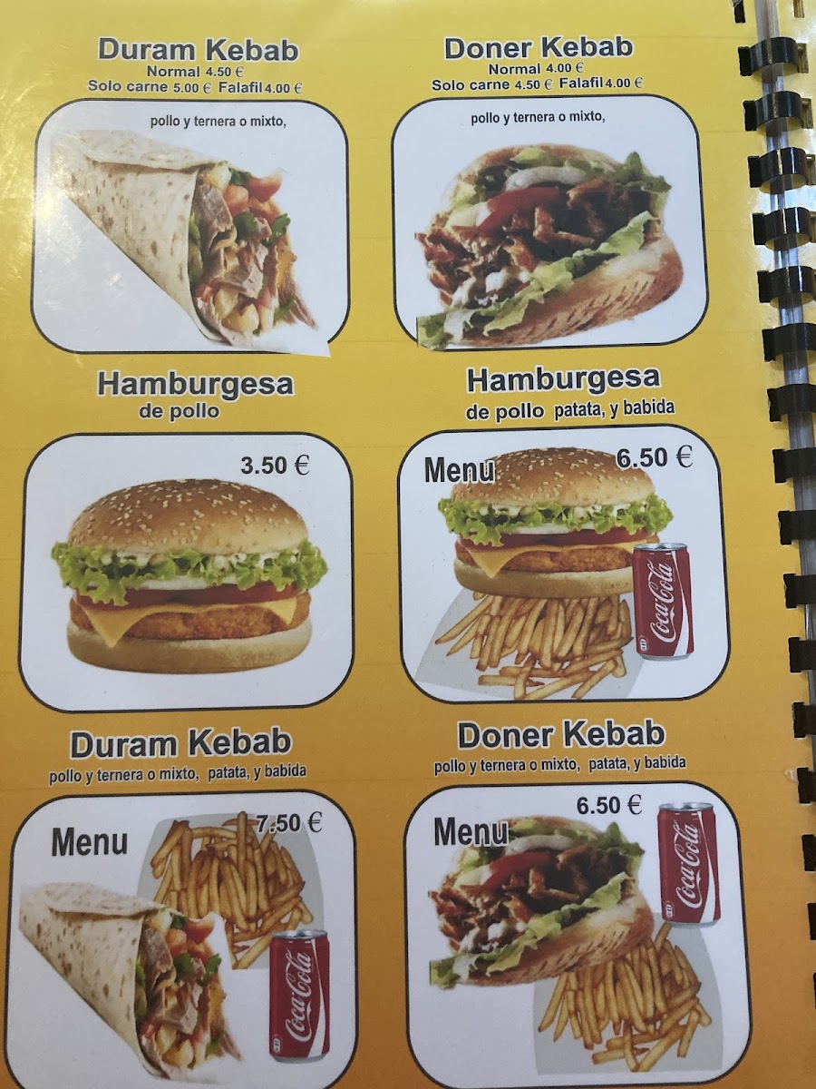 Doner Kebab L’Escala 1 Photo Menu 3