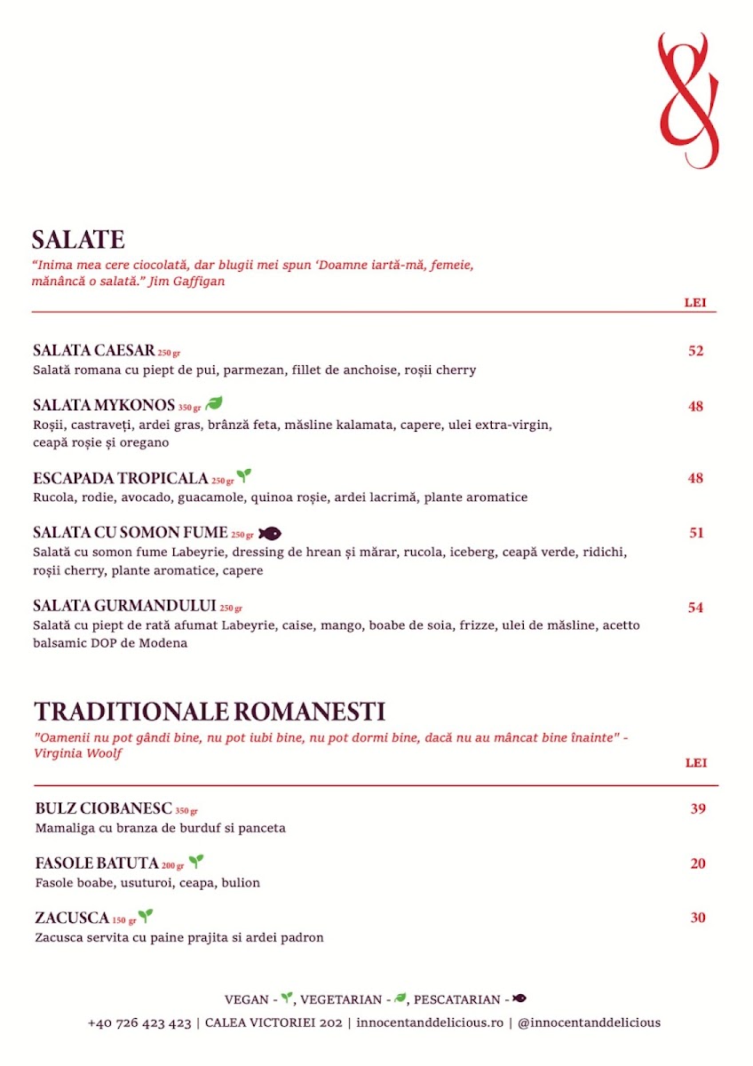 Innocent & Delicious Photo Menu 3