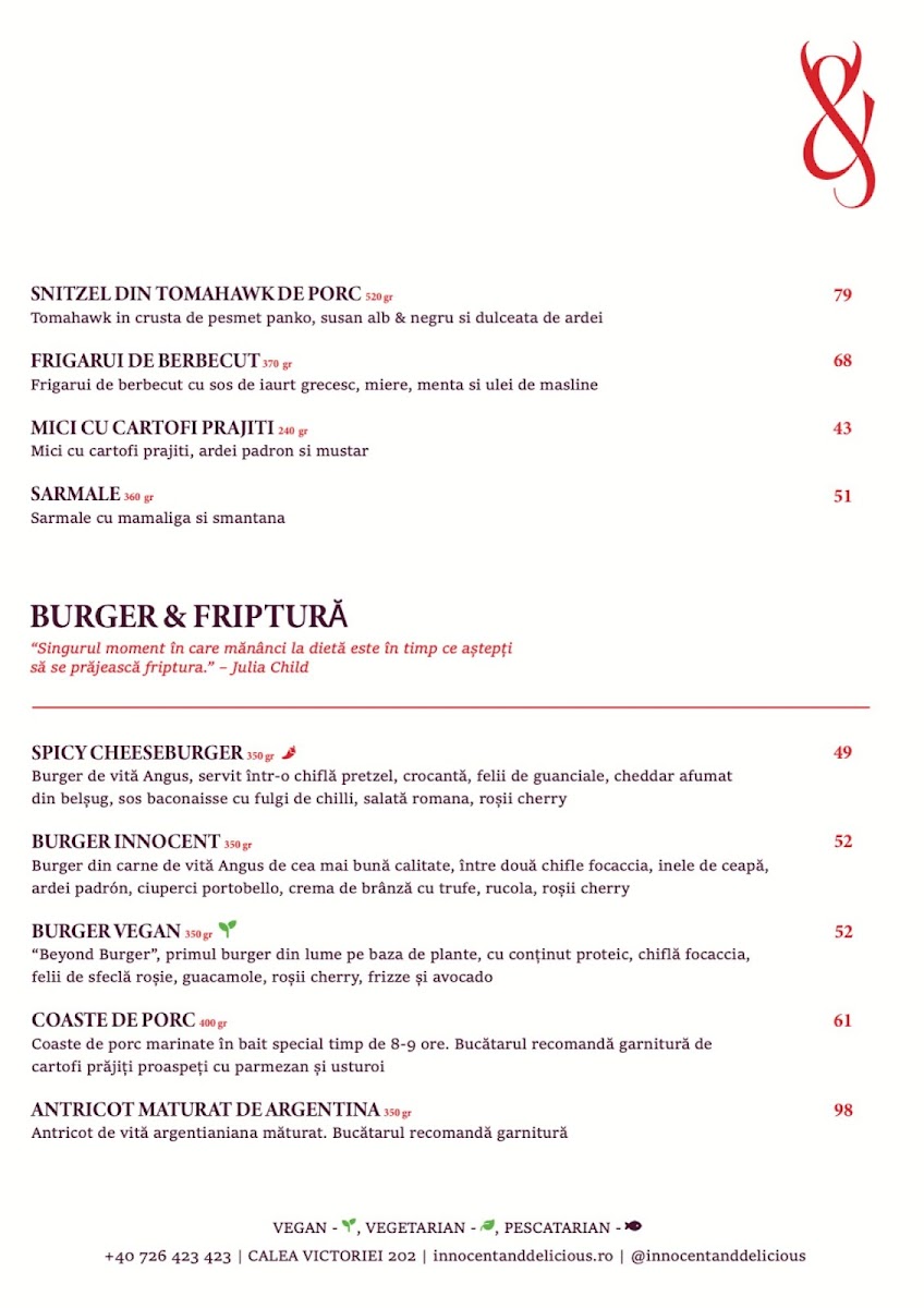 Innocent & Delicious Photo Menu 4