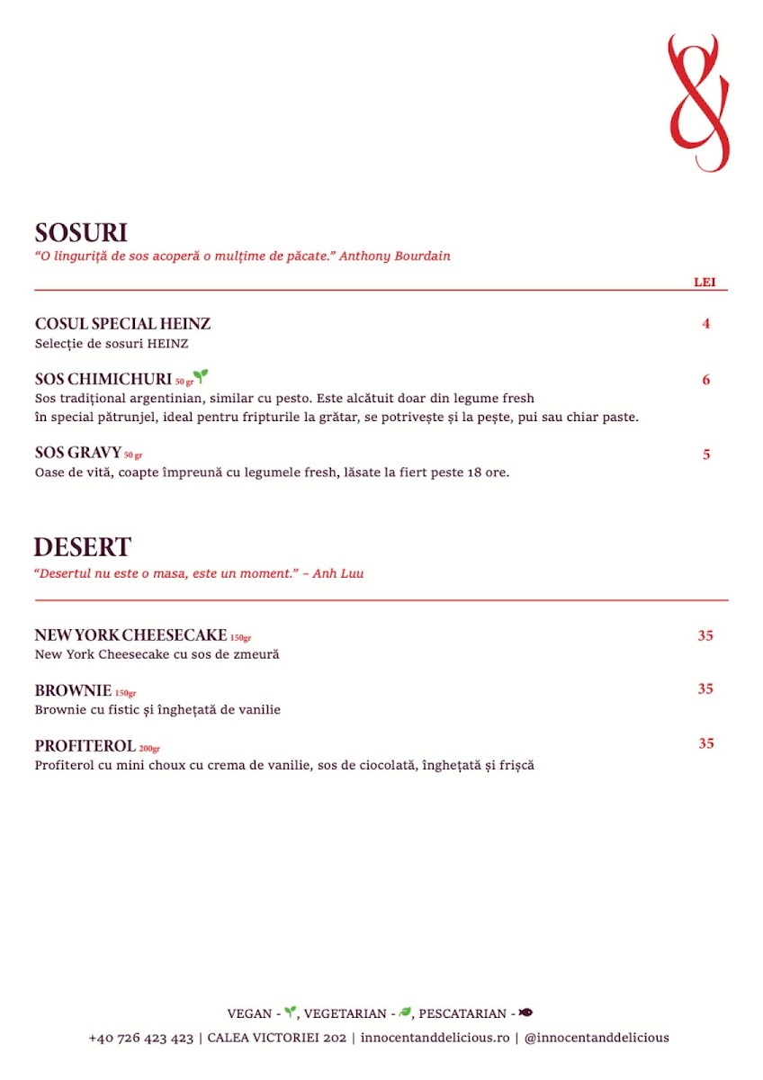 Innocent & Delicious Photo Menu 8