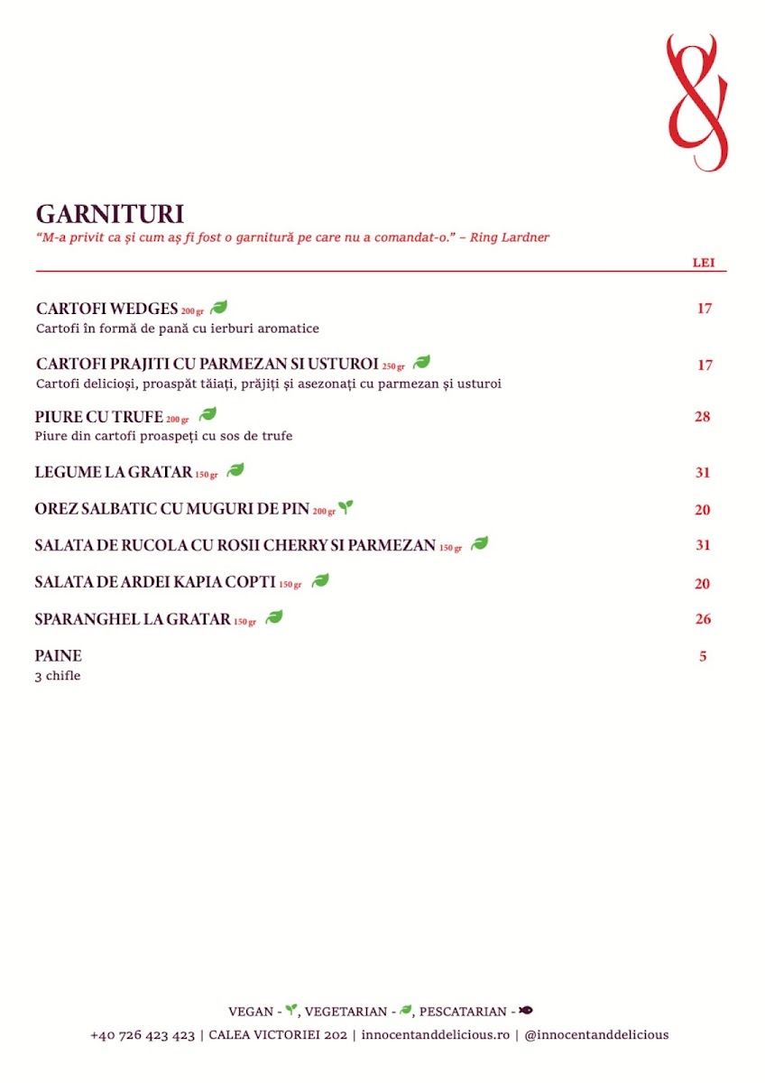 Innocent & Delicious Photo Menu 9