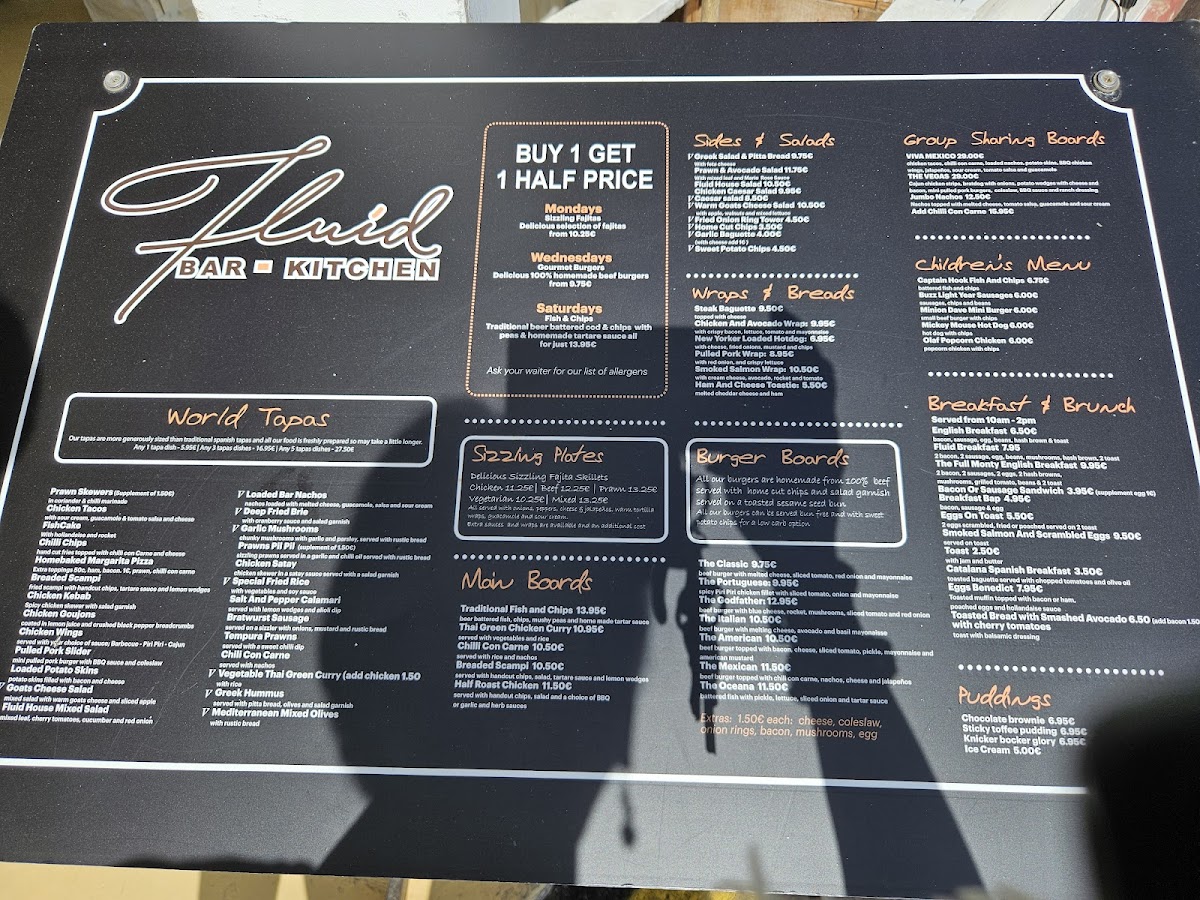 Fluid Bar & Kitchen Photo Menu 6