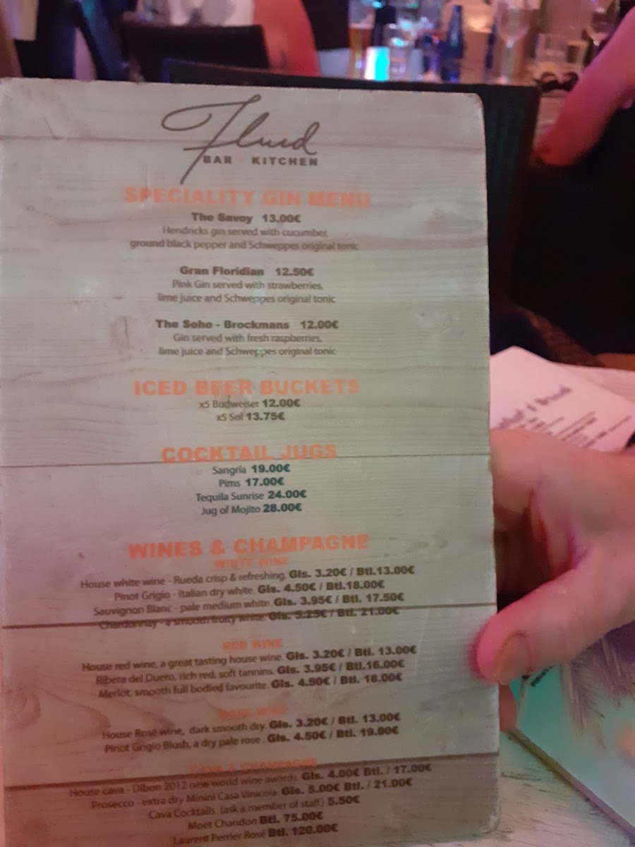Fluid Bar & Kitchen Photo Menu 8