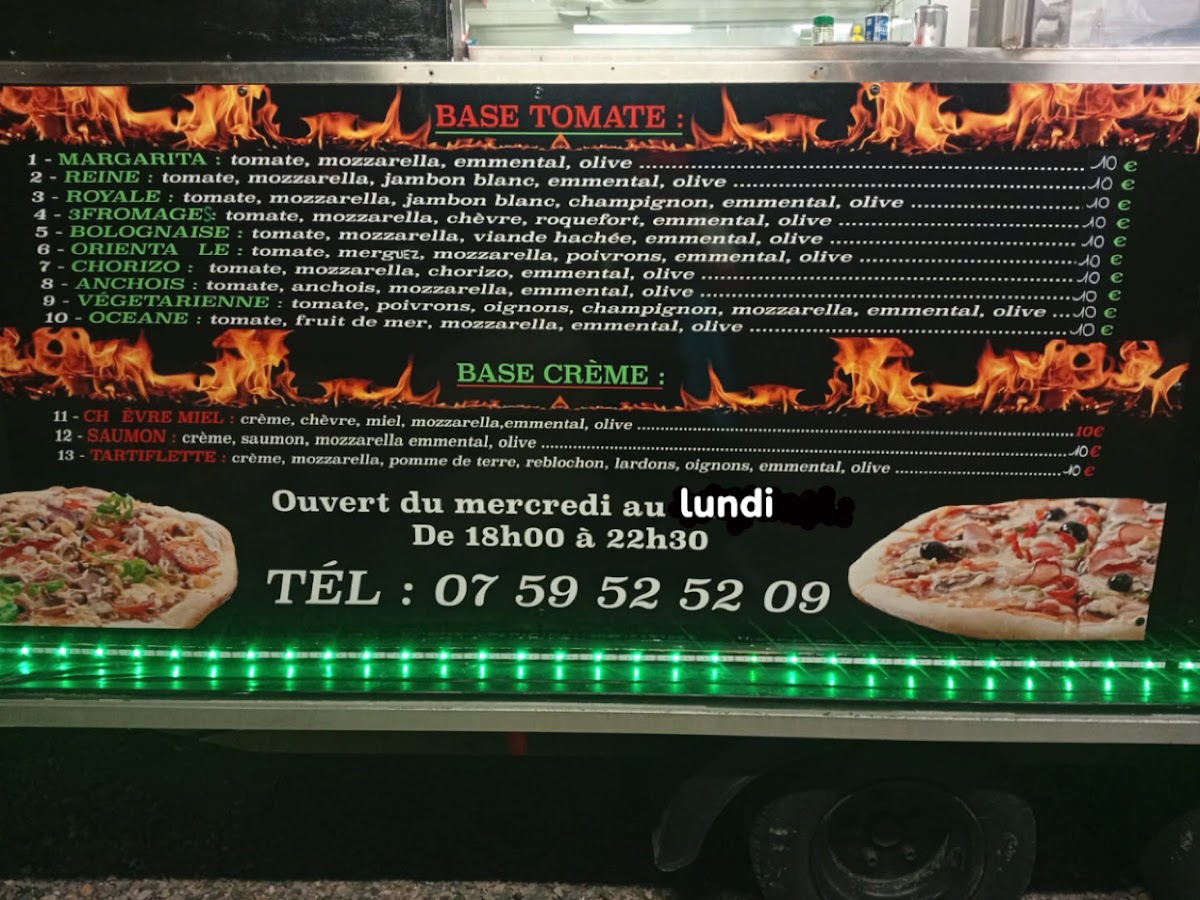 Miam-pizza / Frontignan Photo Menu 1