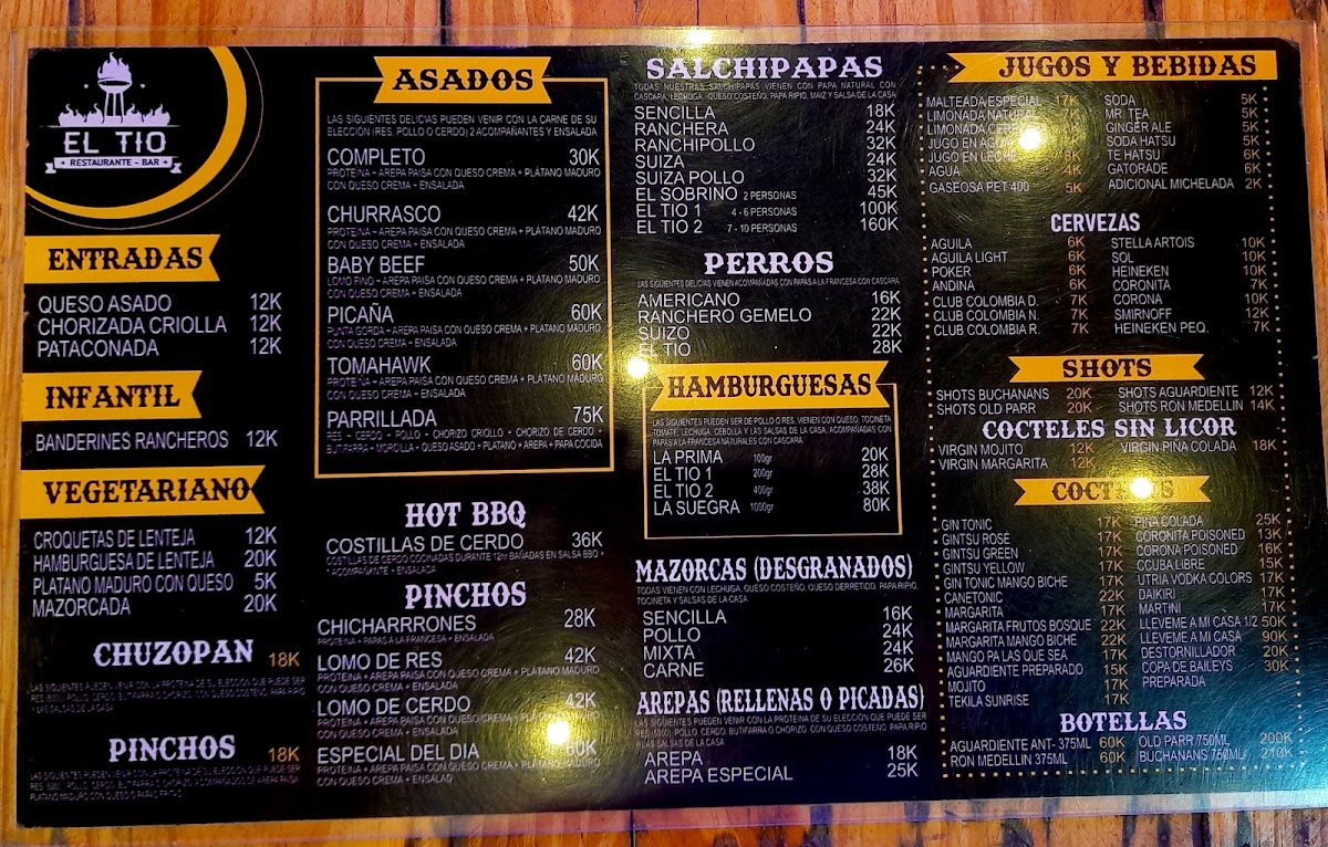 EL TIO Restaurante Bar Photo Menu 1