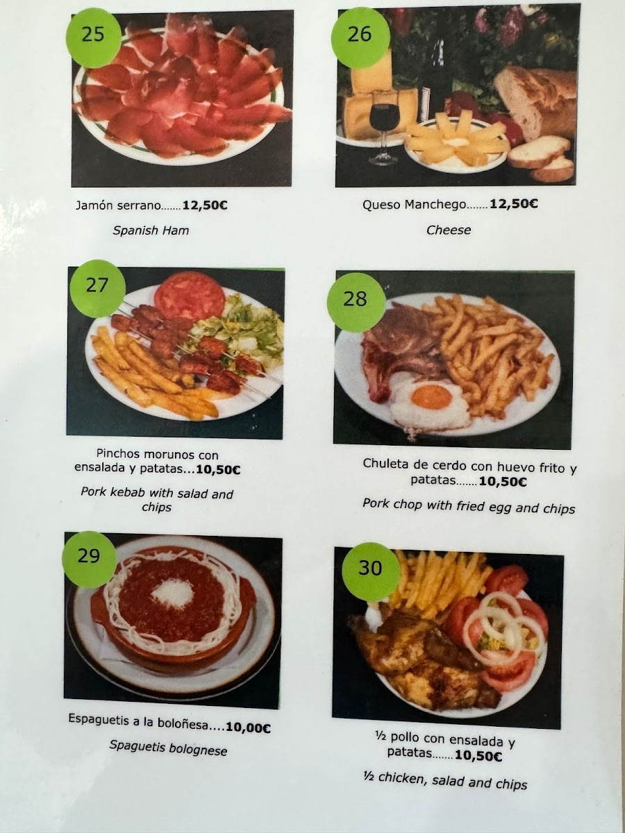 Restaurante Cafeteria Yvon Photo Menu 4