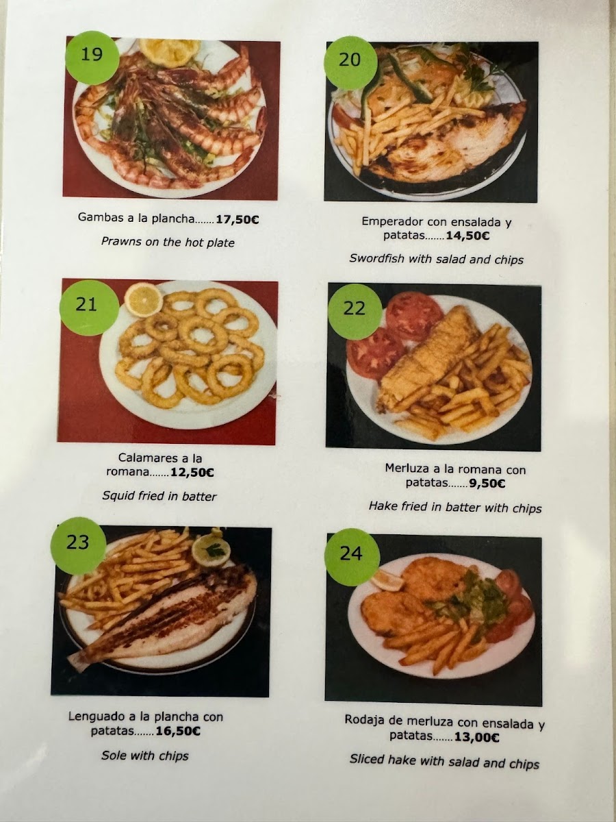 Restaurante Cafeteria Yvon Photo Menu 6