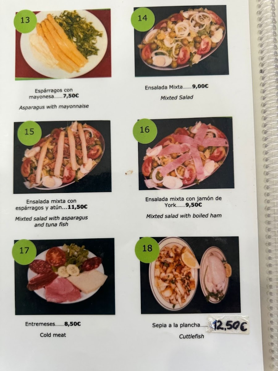 Restaurante Cafeteria Yvon Photo Menu 8