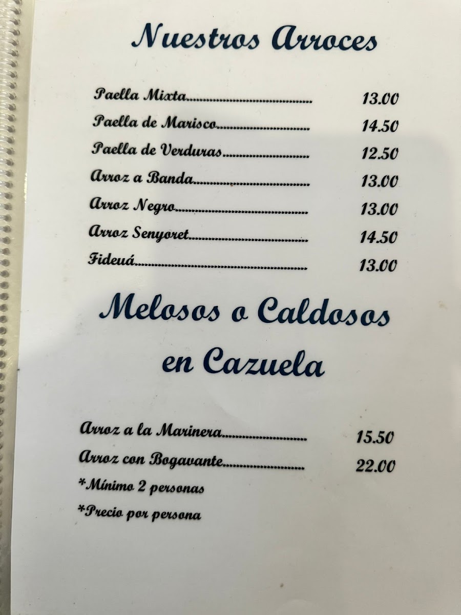 Restaurante Cafeteria Yvon Photo Menu 9