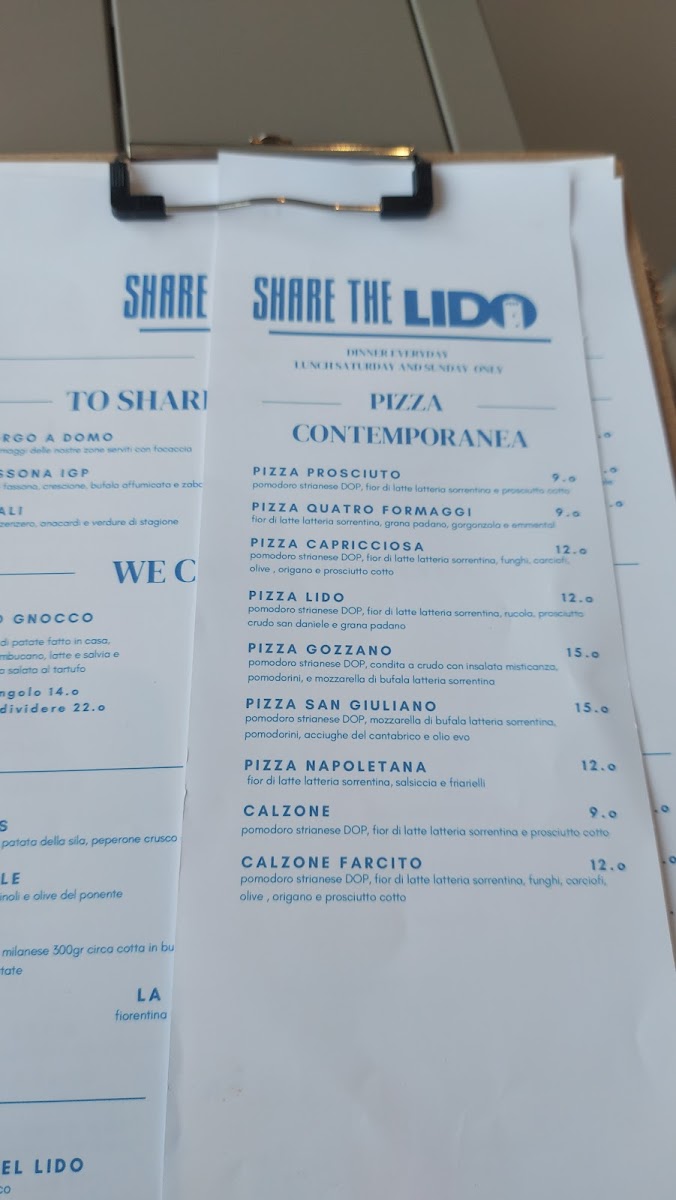 Lido di Gozzano Photo Menu 10