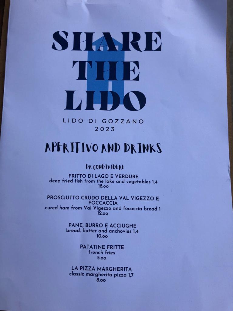Lido di Gozzano Photo Menu 8