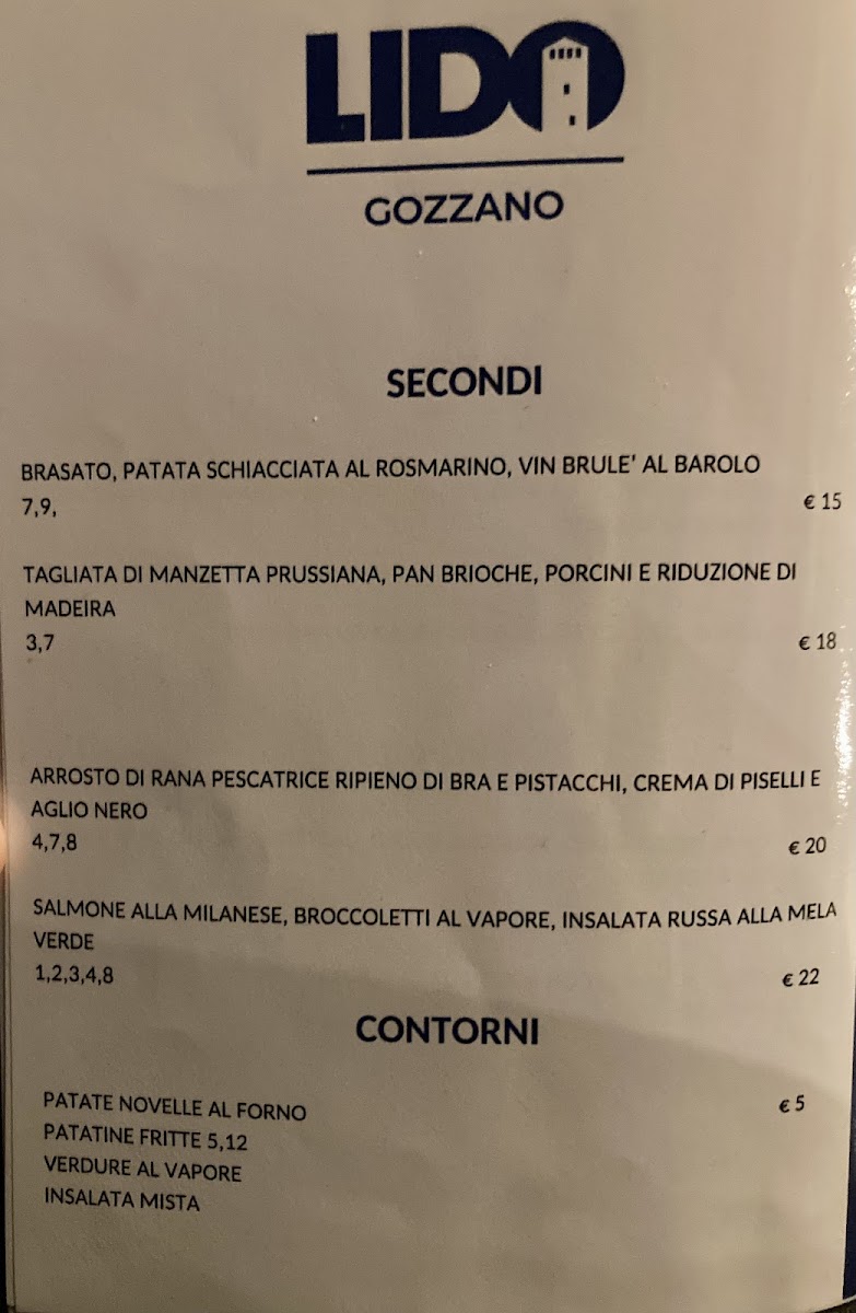Lido di Gozzano Photo Menu 9