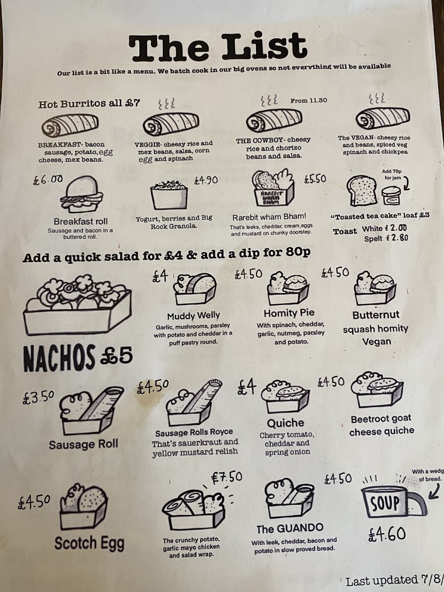 The Big Rock Cafe Photo Menu 3