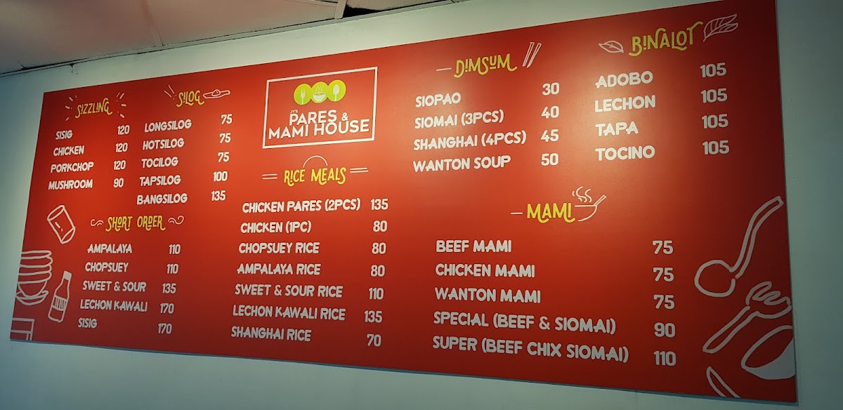 JV Pares & Mami House Photo Menu 5