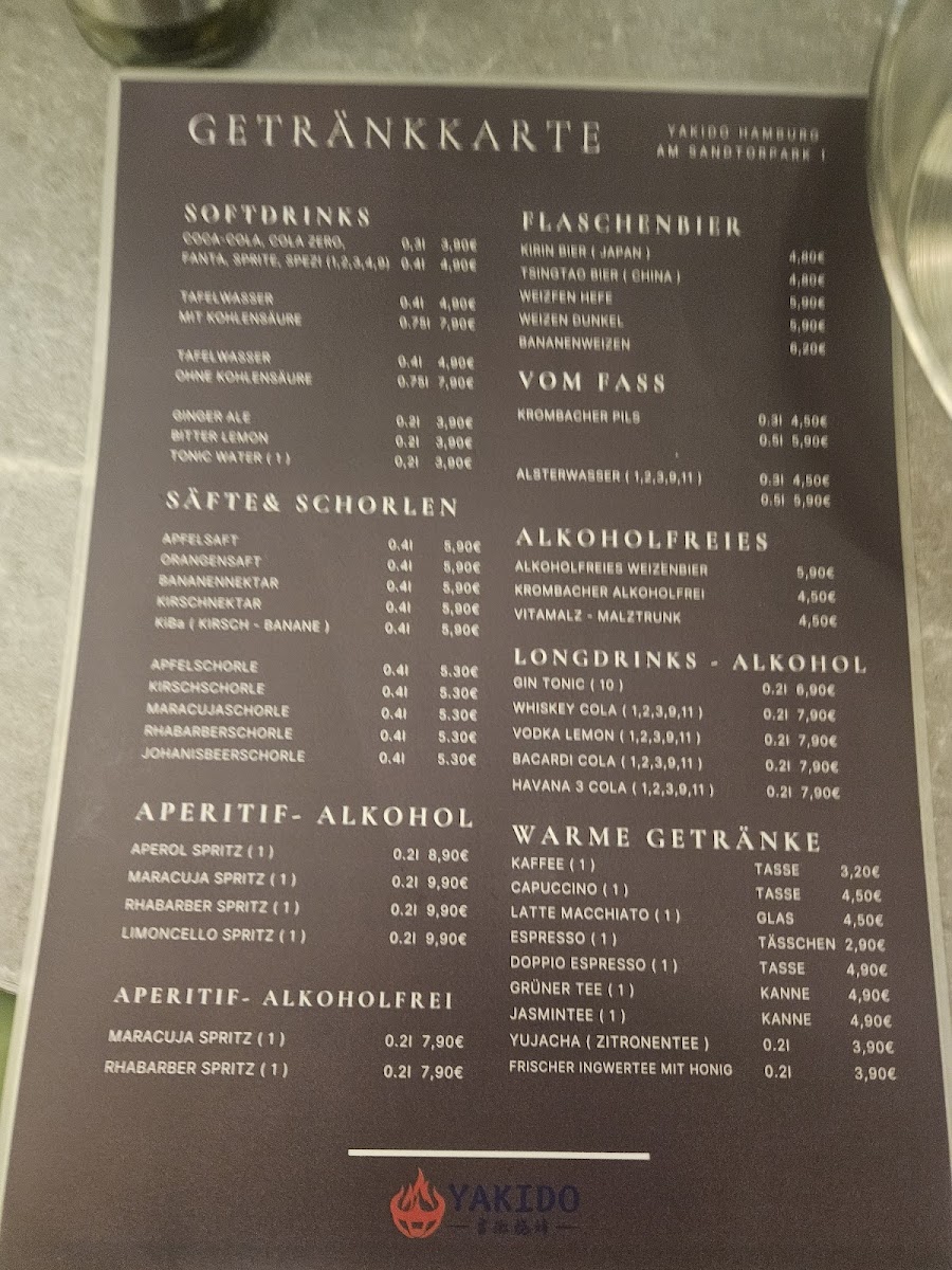 Yakido BBQ Restaurant Photo Menu 2