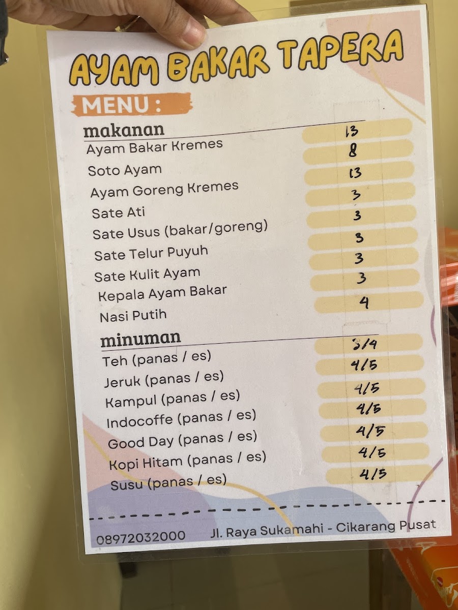 Ayam Bakar Tapera Photo Menu 2