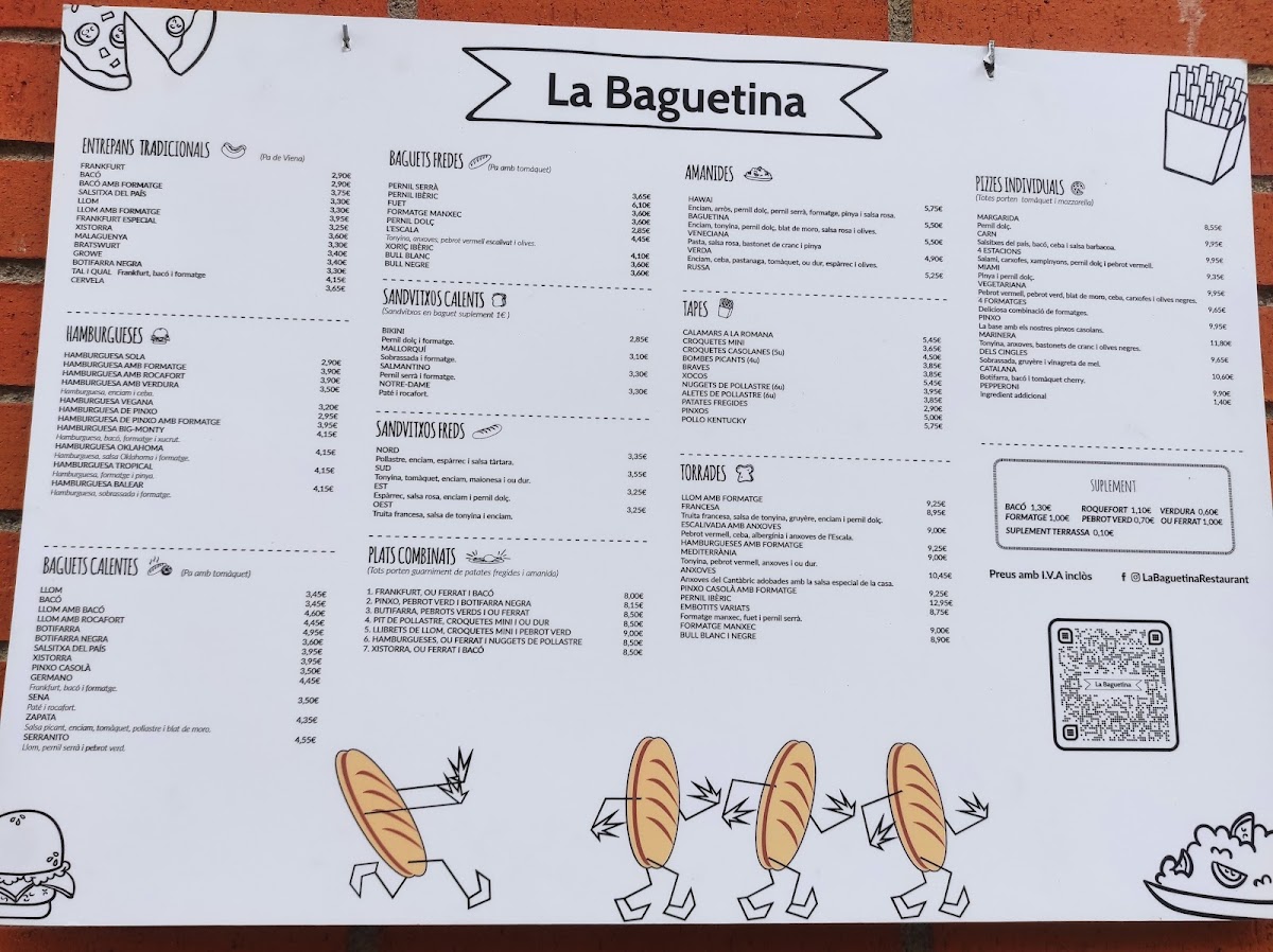 Restaurant la Baguetina Photo Menu 1