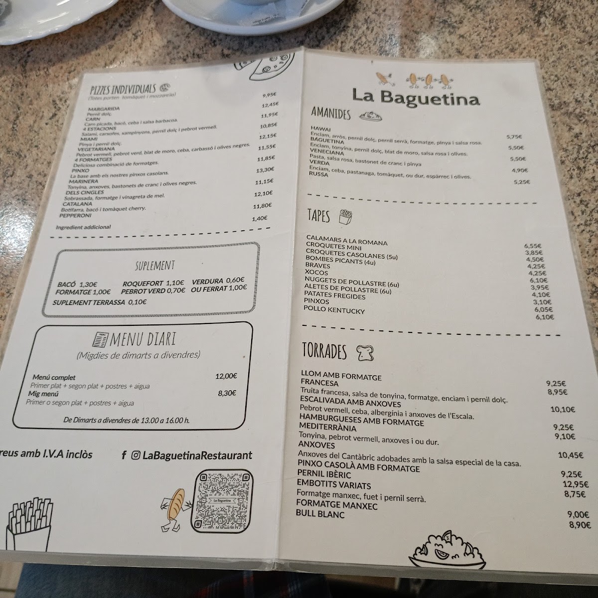 Restaurant la Baguetina Photo Menu 2