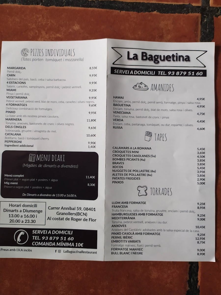 Restaurant la Baguetina Photo Menu 5