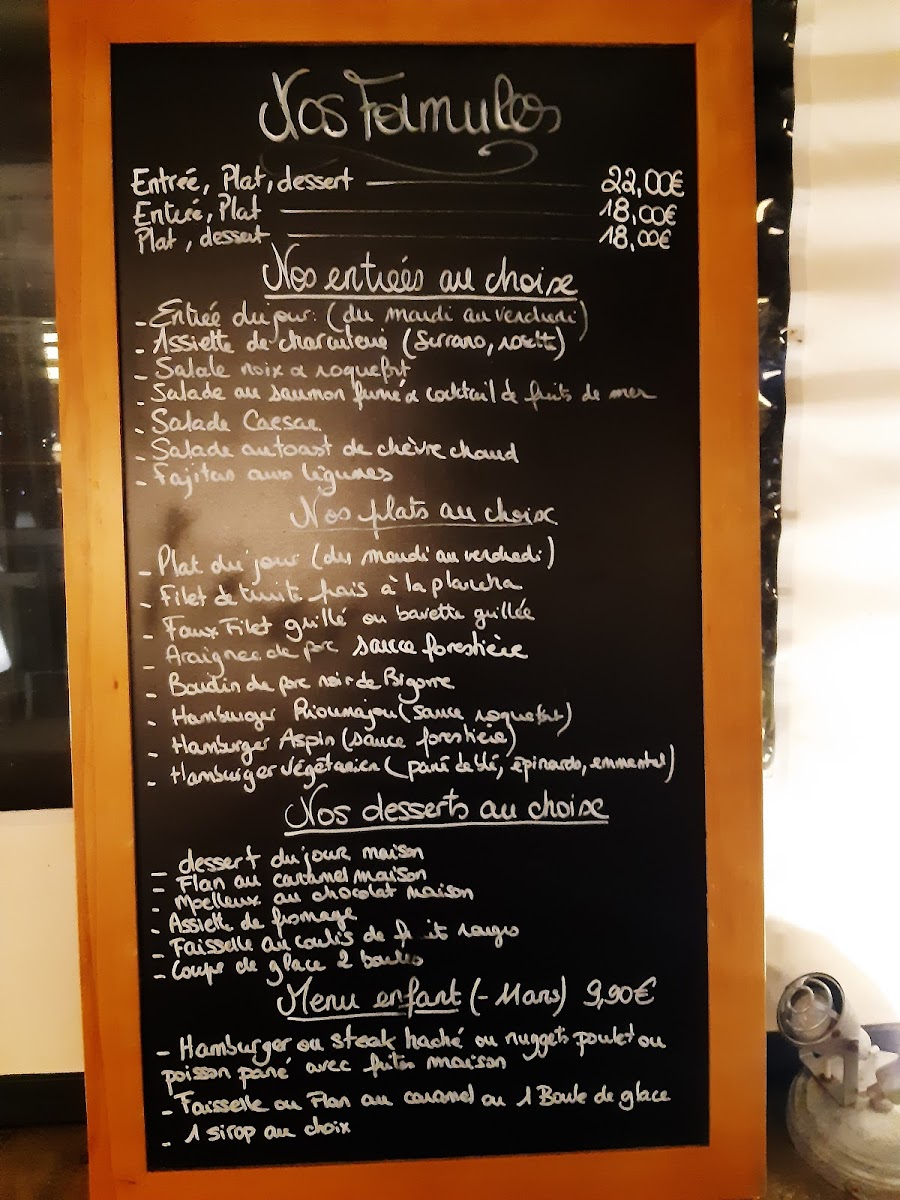 Restaurant l'Arbizon Photo Menu 3