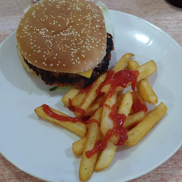 Hamburguesa Con Papas