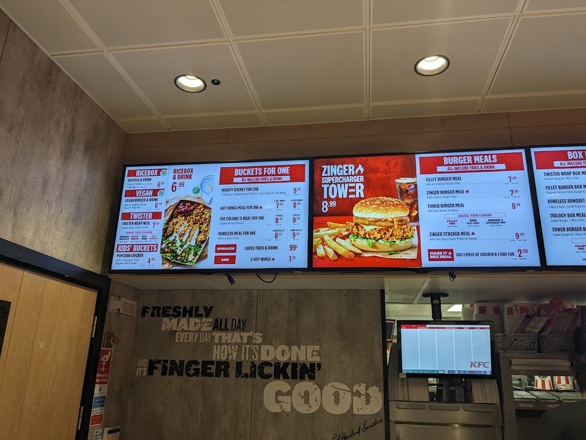 KFC Ardleigh- Ipswich Road Photo Menu 1