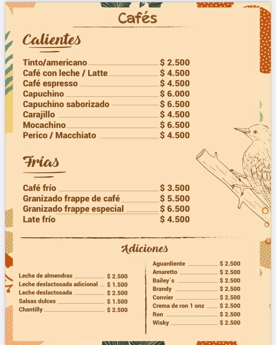 Tienda Café Arví Photo Menu 2