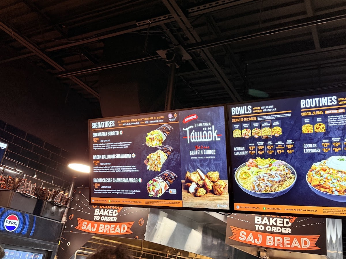 Shelby's Legendary Shawarma Photo Menu 7