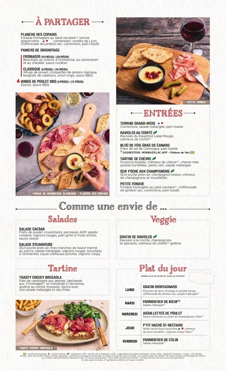Hippopotamus Steakhouse Photo Menu 1
