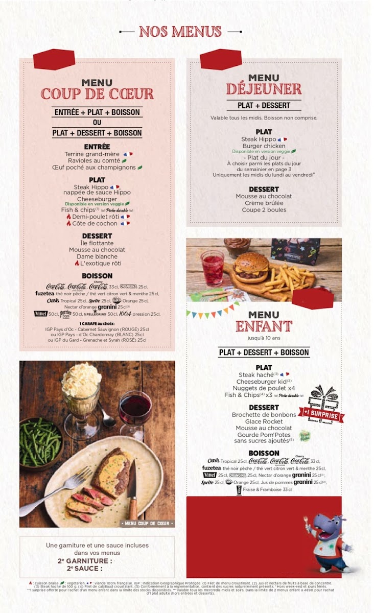 Hippopotamus Steakhouse Photo Menu 5