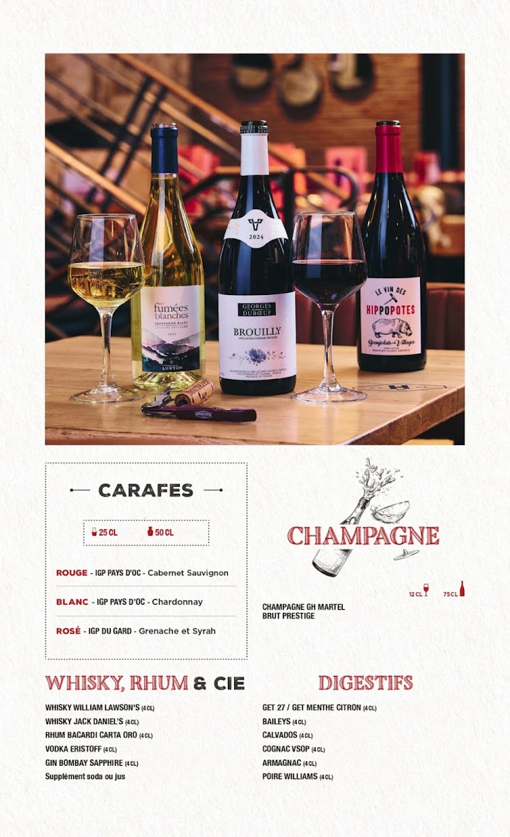 Hippopotamus Steakhouse Photo Menu 9