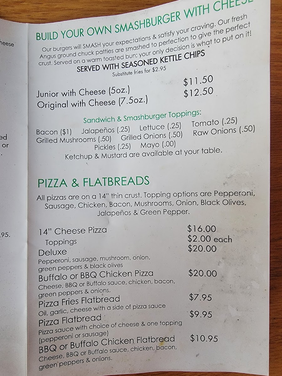 Pine Cove Lakefront Resort & Bar Photo Menu 6