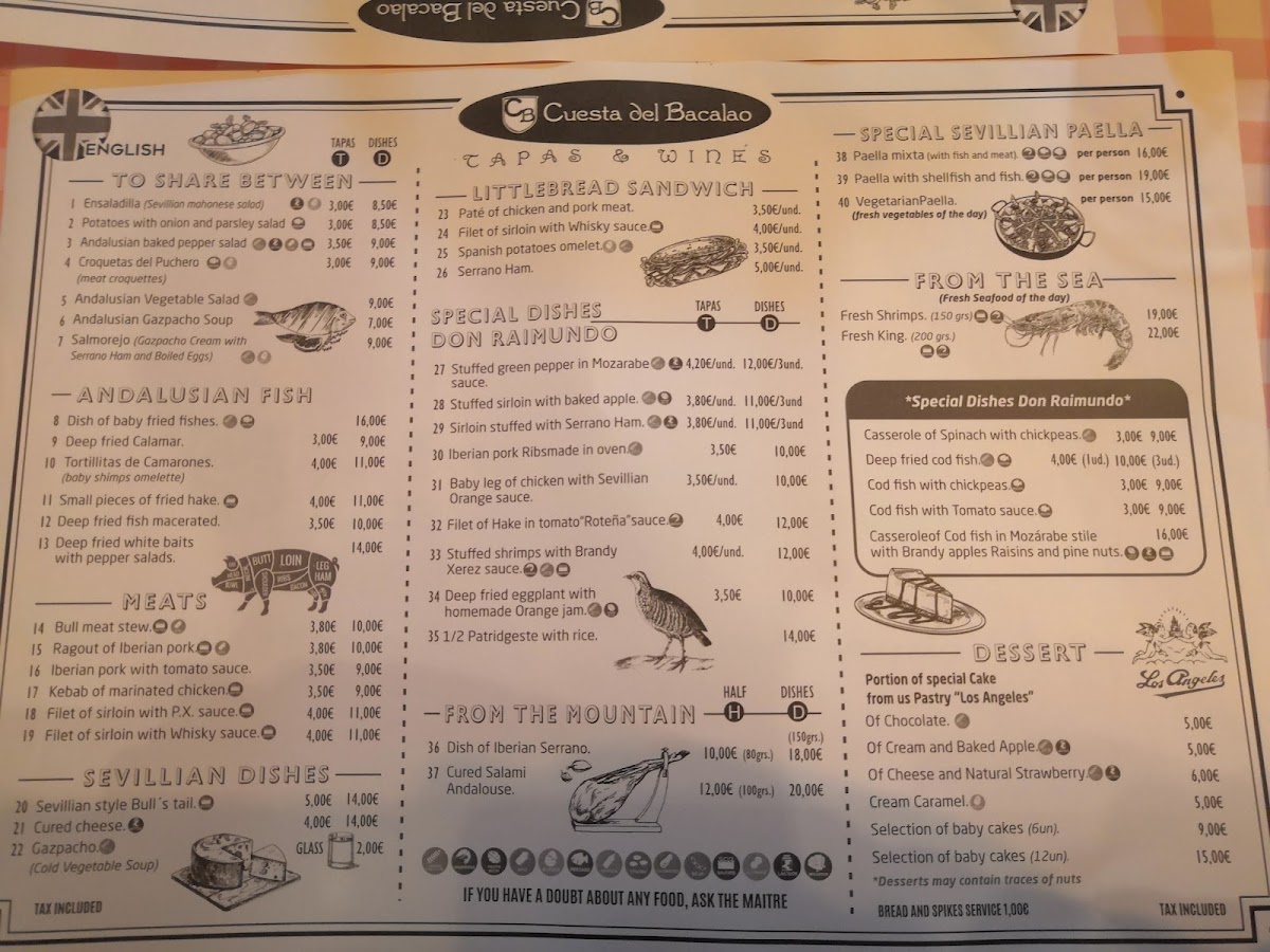 Bar Cuesta del Bacalao Photo Menu 4