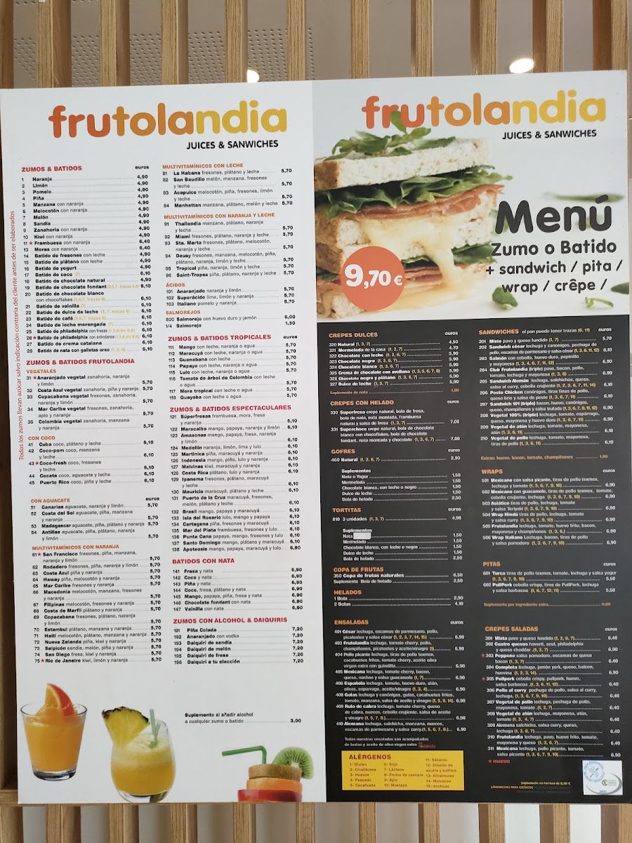 Frutolandia León XIII Photo Menu 3