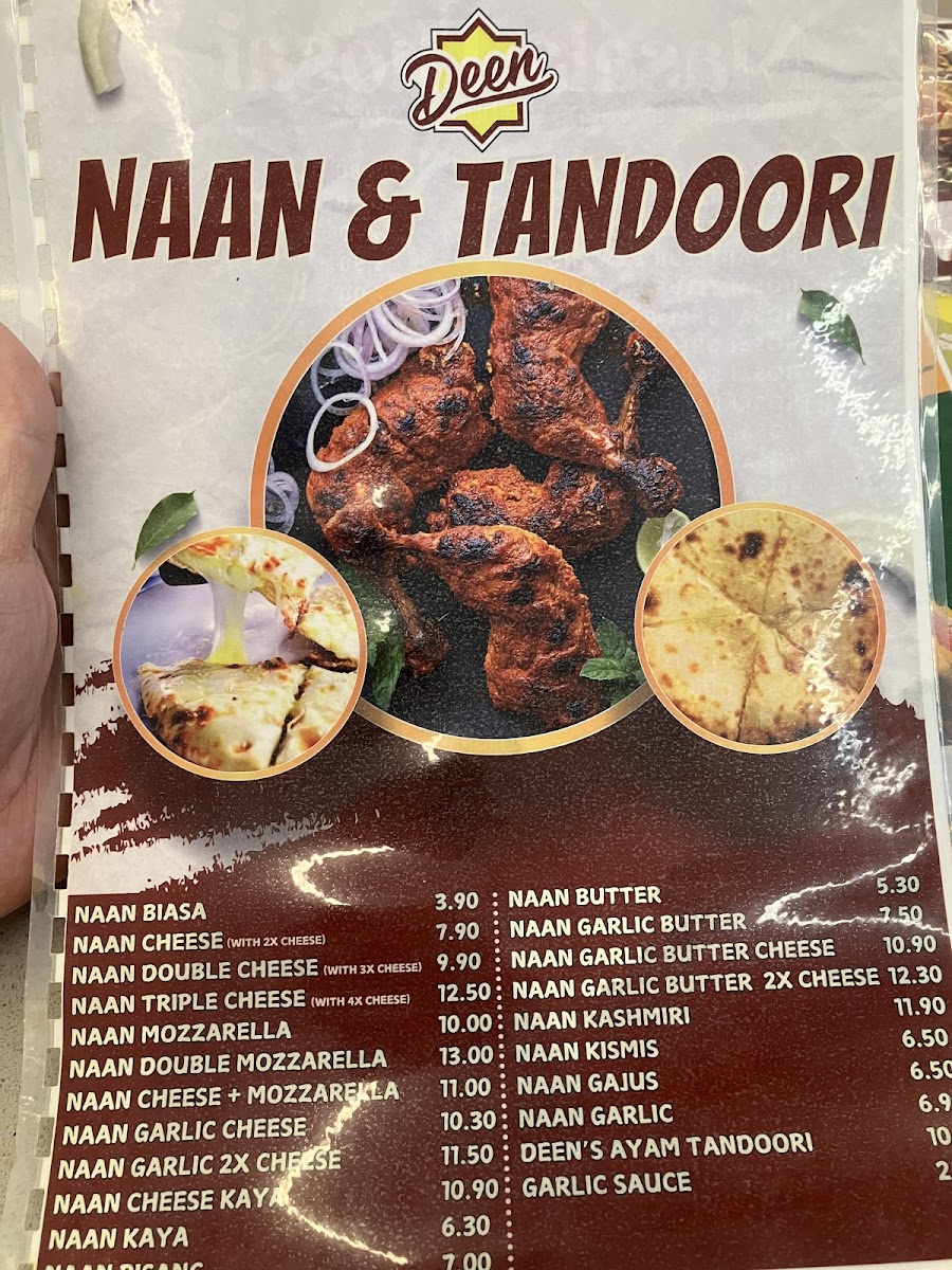 Nasi Kandar Deen Bistro Photo Menu 3