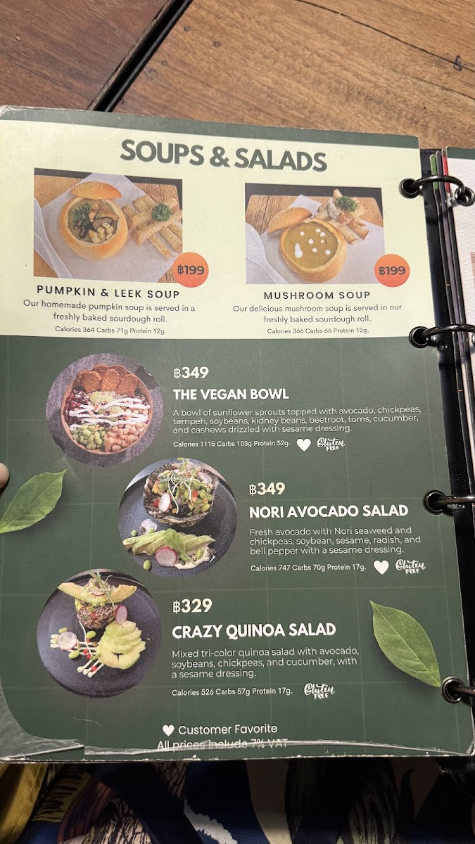 The Vegan Table Photo Menu 10