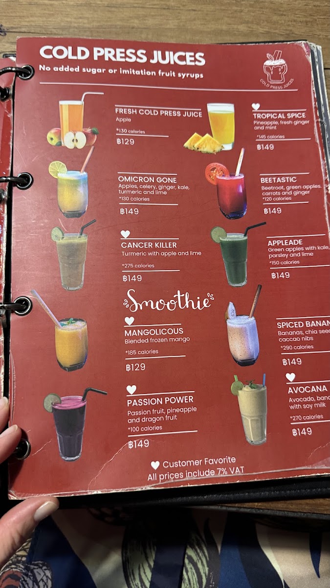 The Vegan Table Photo Menu 6