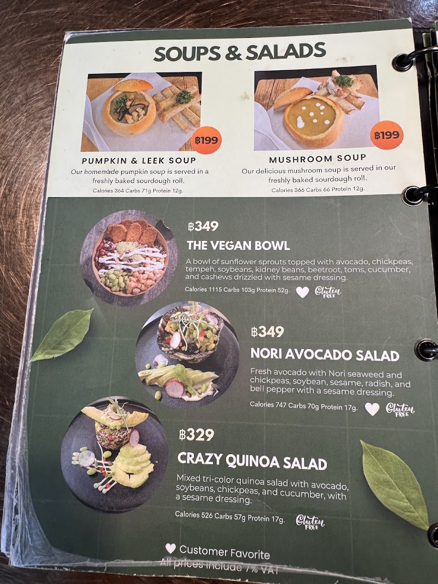 The Vegan Table Photo Menu 7