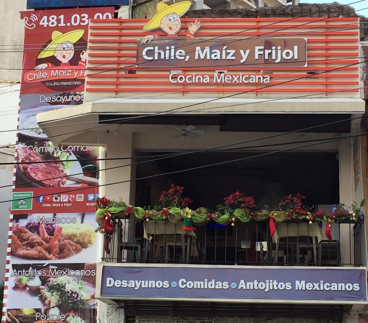 Restaurante Chile, Maíz y Frijol