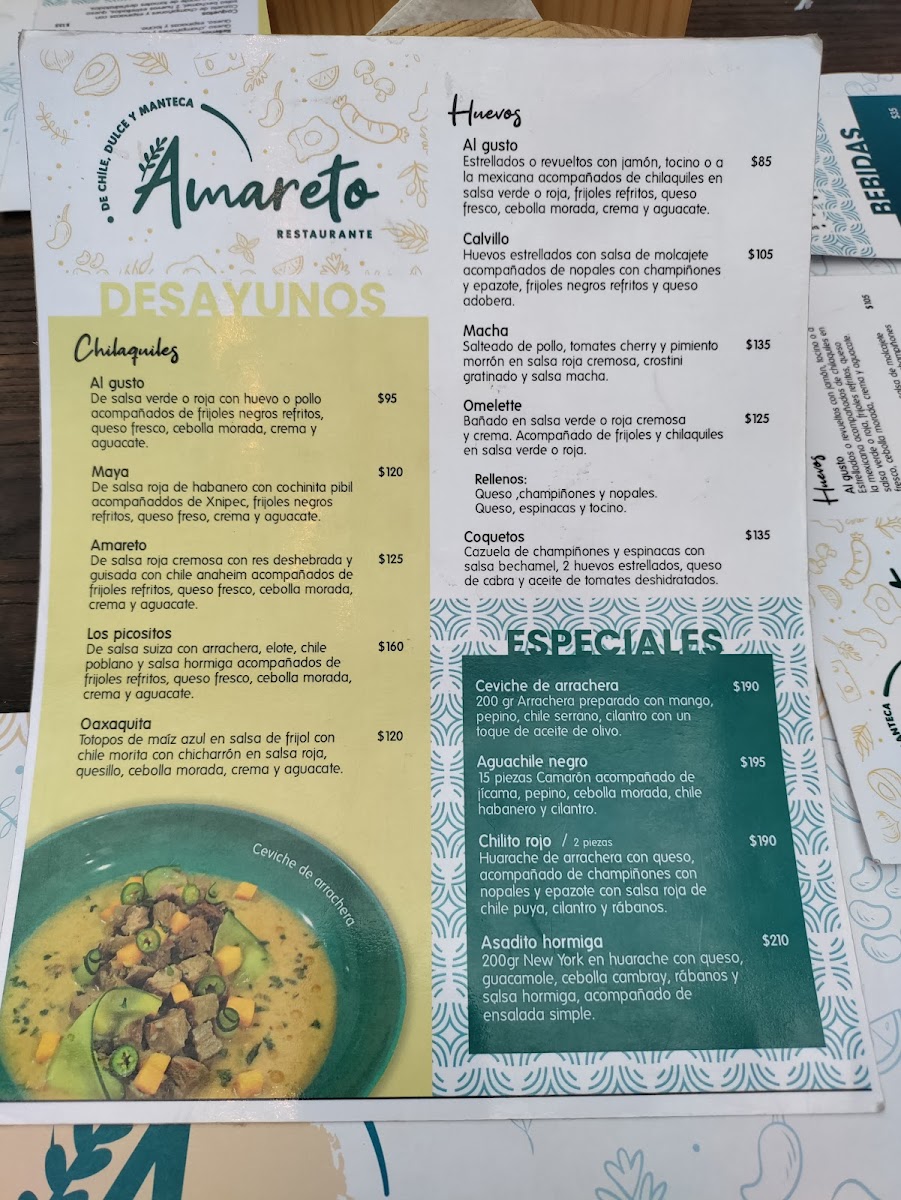 Amareto Photo Menu 1