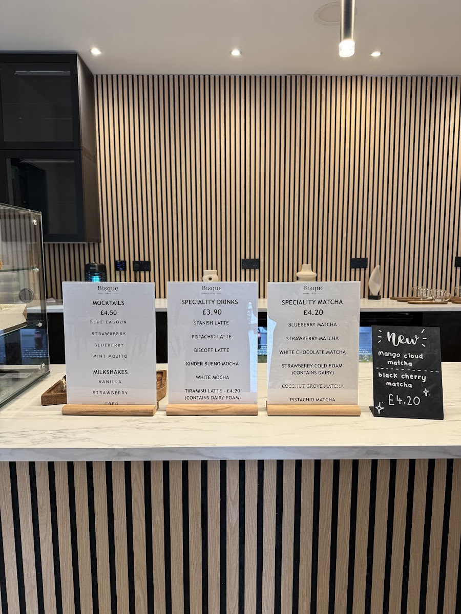 Bisque Coffee Photo Menu 2