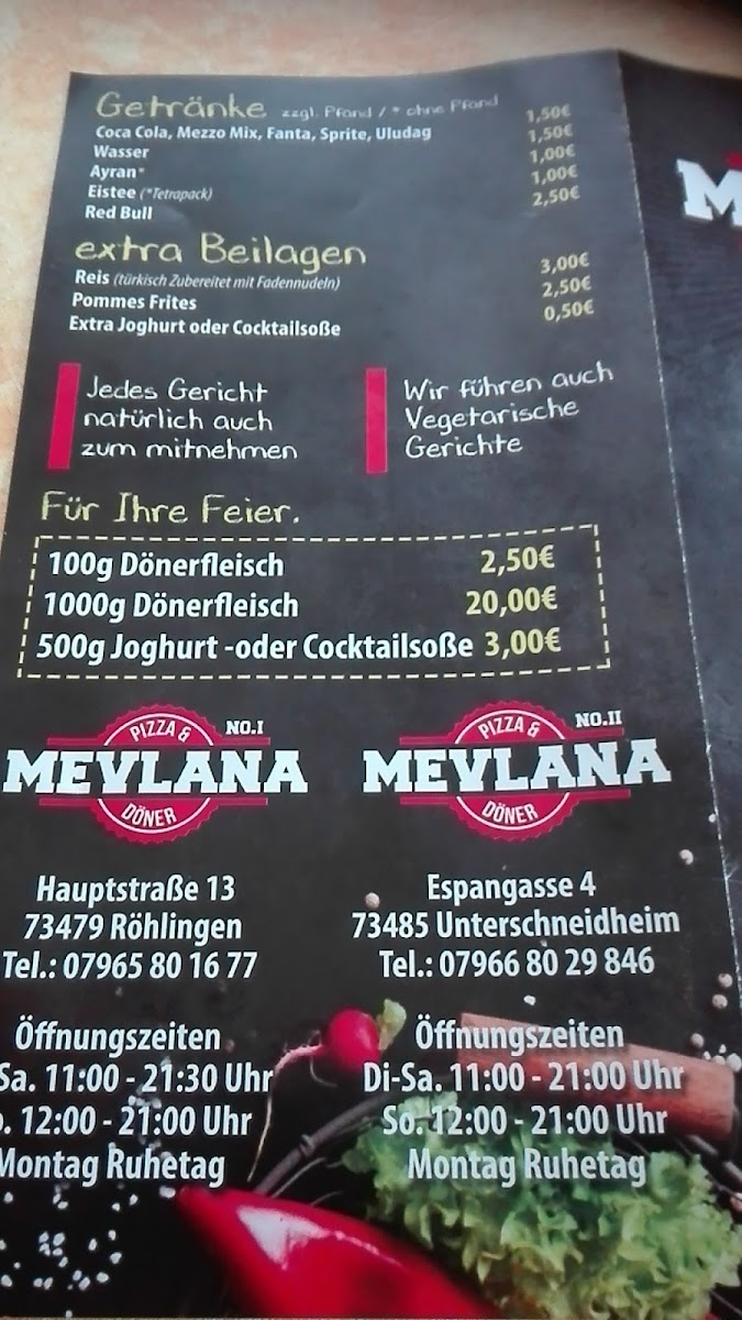 Mevlana Kebabhaus Photo Menu 3
