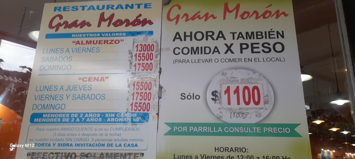 Restaurant Gran Morón Photo Menu 10