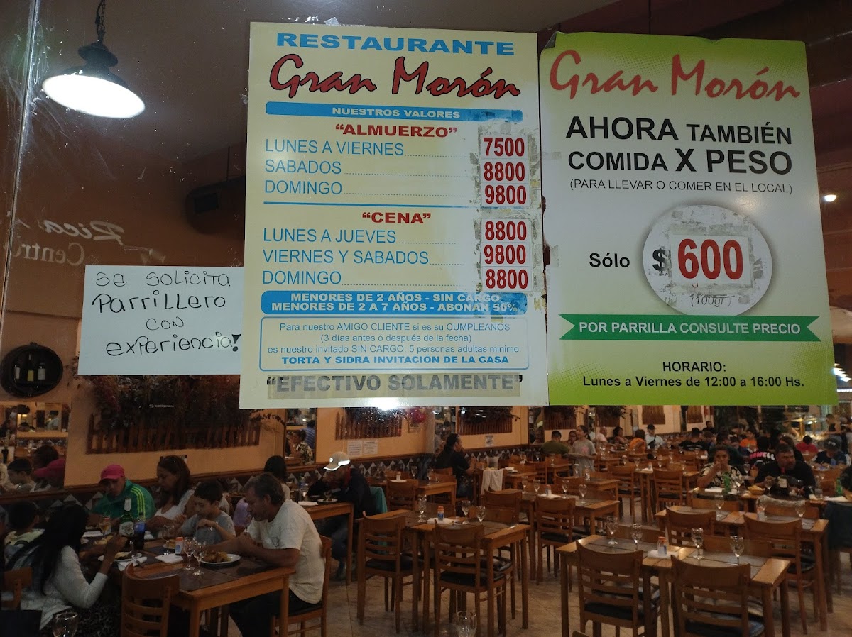 Restaurant Gran Morón Photo Menu 4