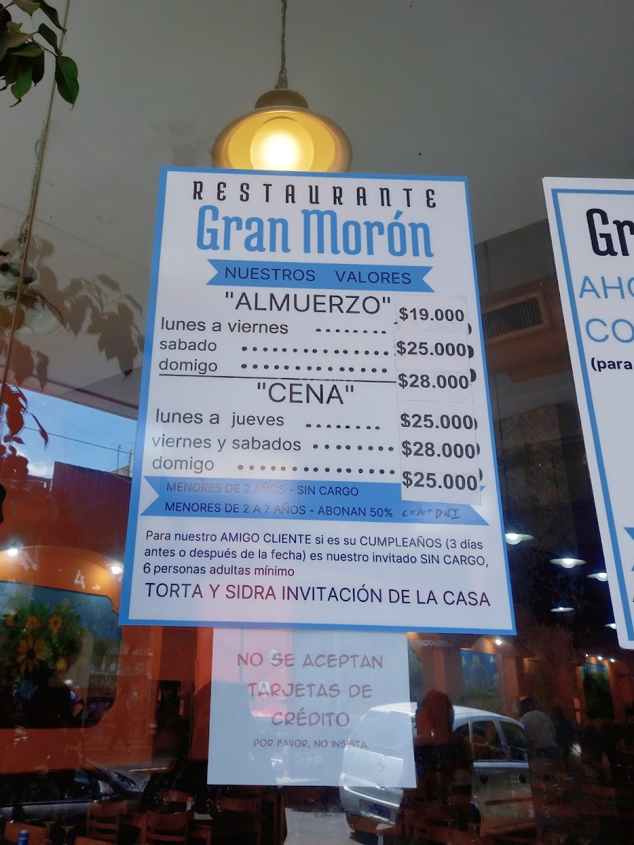 Restaurant Gran Morón Photo Menu 5